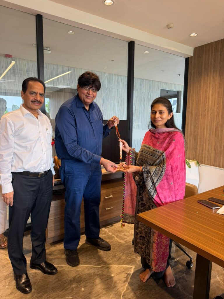 Meeting with Union Minister of State for Youth Affairs and Sports, Smt. Raksha Nikhil Khadse